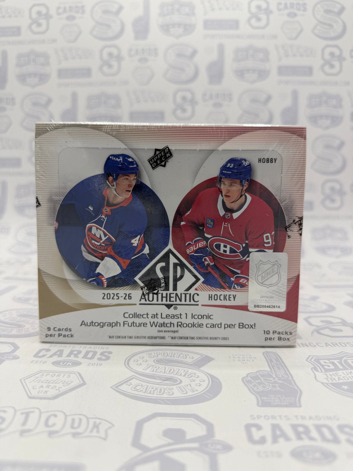 Upper Deck 2025/26 SP Authentic Hockey Hobby Box 10 Packs