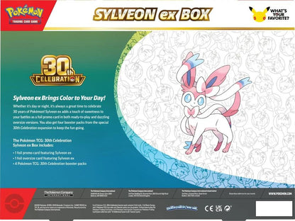 Pokémon 30th Celebration EX Box Sylveon 4 Packs