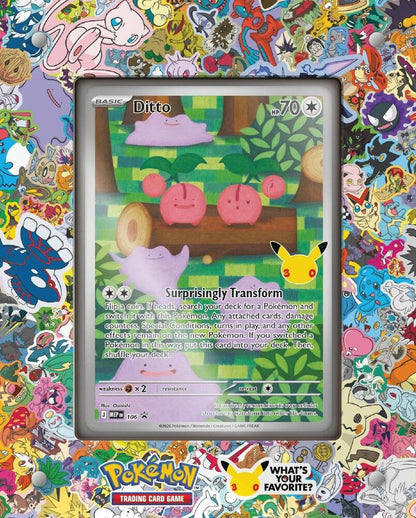 Pokémon 30th Celebration Ditto Premium Collection 8 Packs