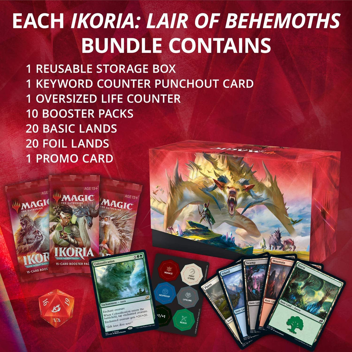 Magic: The Gathering Ikoria: Lair of Behemoths Bundle 10 Packs