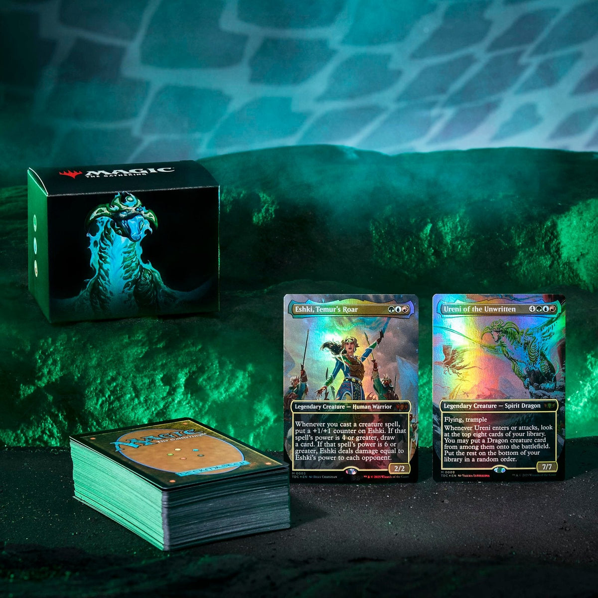 Magic: The Gathering Tarkir: Dragonstorm Temur Roar Commander Deck 100 Cards
