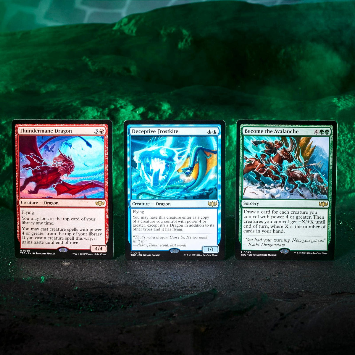 Magic: The Gathering Tarkir: Dragonstorm Temur Roar Commander Deck 100 Cards