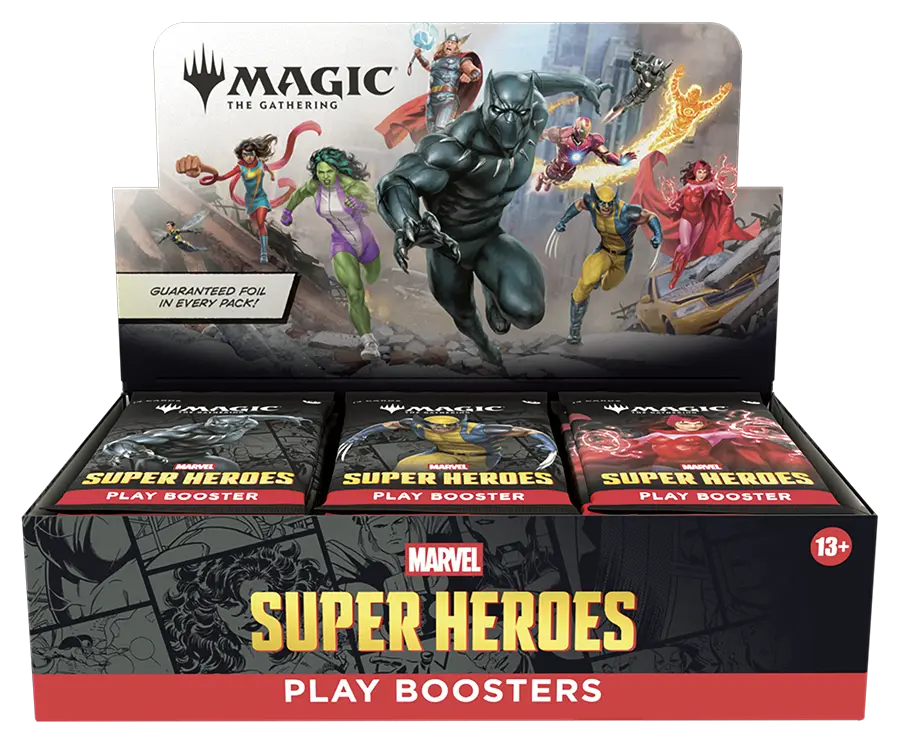 Magic: The Gathering Marvel Super Heroes Play Booster Box 30 Packs