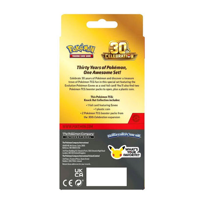 Pokémon 30th Celebration Knock Out Collection Eevee 2 Packs