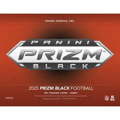 Panini 2025 Prizm Black Football Hobby Box 12 Packs