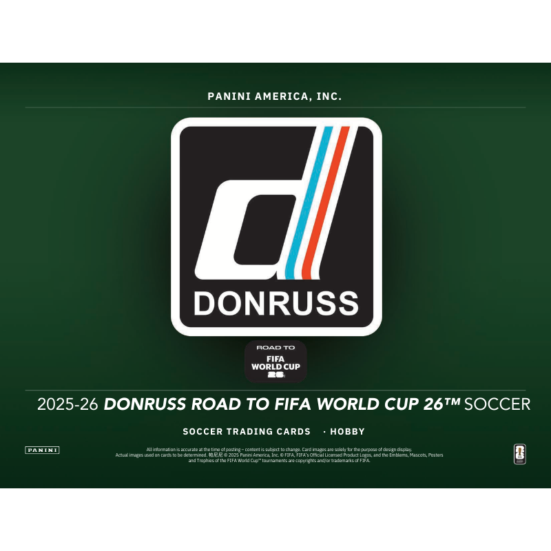 Panini 2025/26 Donruss Road to FIFA World Cup 26 Soccer Hobby Box 12 Packs