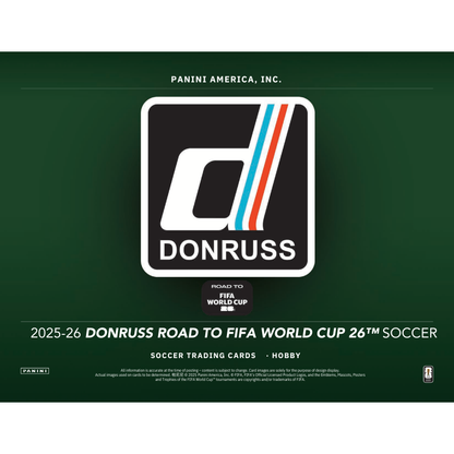 Panini 2025/26 Donruss Road to FIFA World Cup 26 Soccer Hobby Box 12 Packs