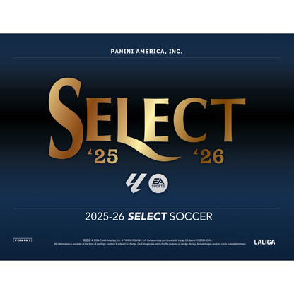 Panini Select 2025/26 La Liga Soccer Hobby Case 12 Boxes