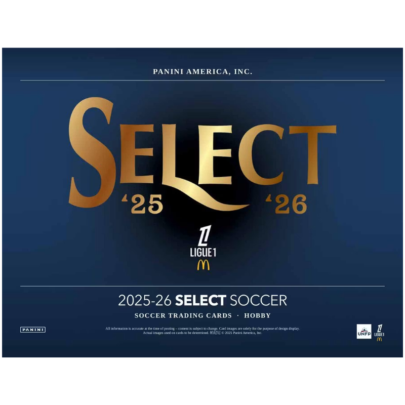Panini Select 2025/26 Ligue 1 Soccer H2 Case 12 Boxes