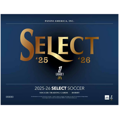 Panini Select 2025/26 Ligue 1 Soccer H2 Case 12 Boxes