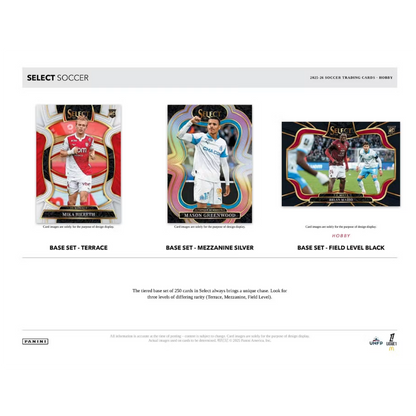 Panini Select 2025/26 Ligue 1 Soccer H2 Case 12 Boxes