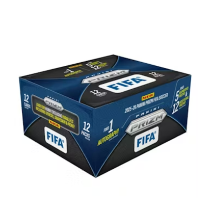 Panini 2025/26 Prizm FIFA Soccer Hobby Case 12 Boxes