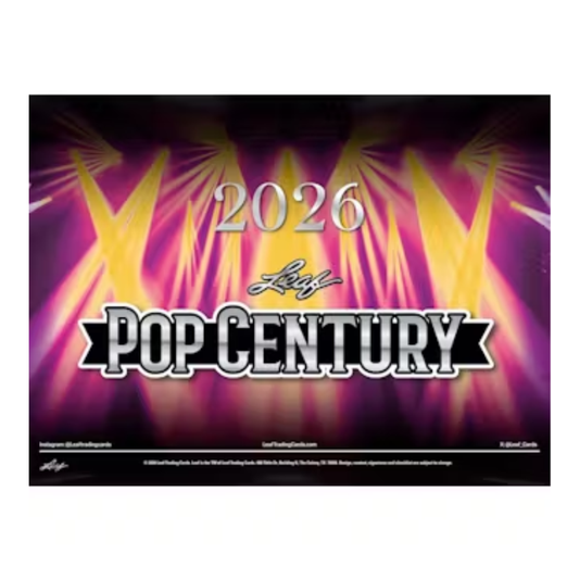 Leaf 2026 Metal Pop Century Hobby Box 6 Cards