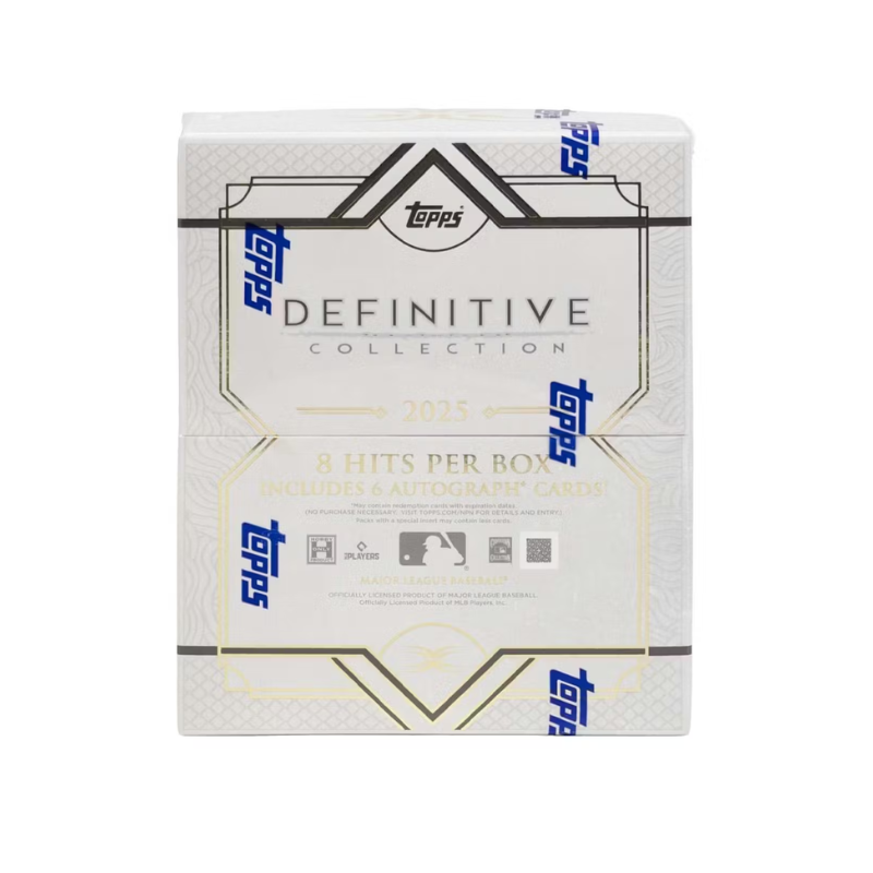 Topps 2025 Definitive Baseball Hobby Case 2 Boxes