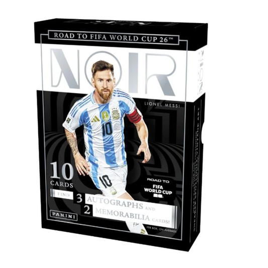 Panini 2025/26 Noir Road to World Cup Soccer Hobby Box 1 Pack